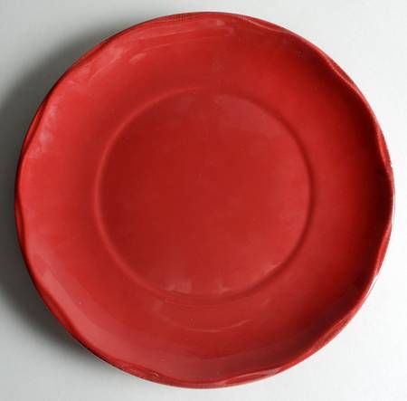 Harvest Red Garnet Coupe Dinner Plate