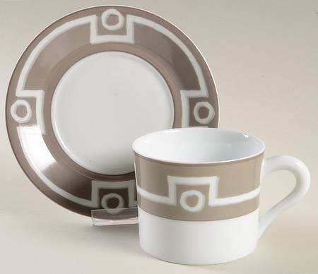 Flat Cup & Saucer Set