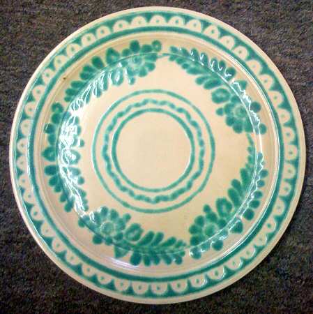 Olinala Aztec Green by Bird Pottery