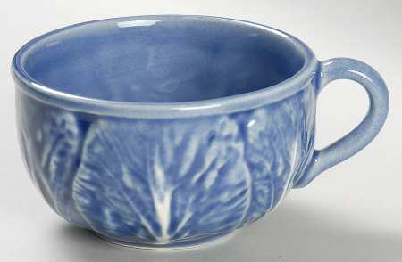 Cabbage Sapphire Blue Flat Cup