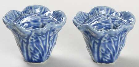 Cabbage Sapphire Blue Salt & Pepper Set