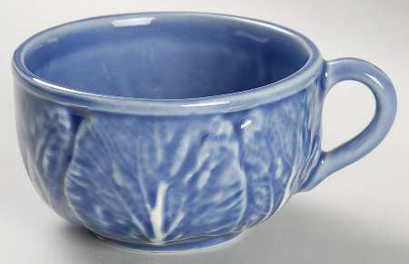 Cabbage Sapphire Blue Flat Cup
