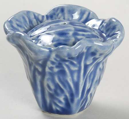 Cabbage Sapphire Blue Salt Shaker