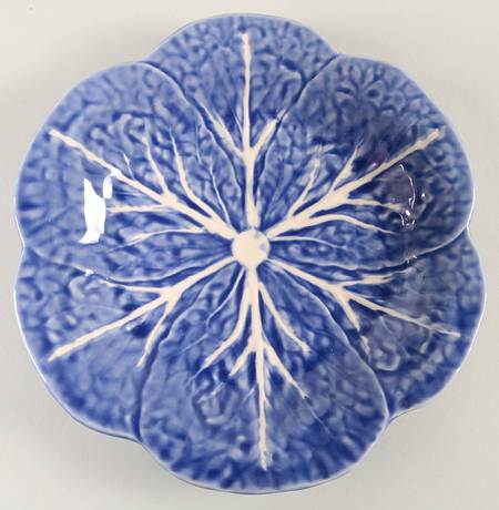 Cabbage Sapphire Blue Luncheon Plate