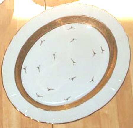 BER599 14" Oval Serving Platter