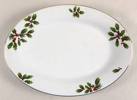 Holiday 2009 Limited Edition 15" Oval Serving Platter