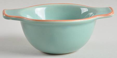 Turquoise Lugged Fruit/Dessert (Sauce) Bowl