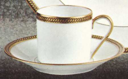 Lorraine Flat Cup & Saucer Set
