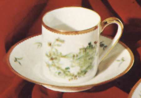 Vieux Marseille Flat Demitasse Cup & Saucer Set