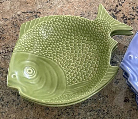 Fish Green Coupe Soup Bowl