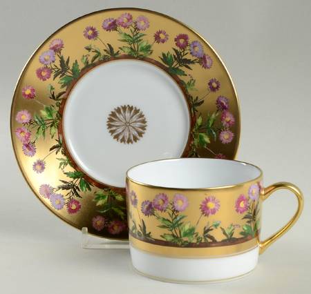 Heloise Flat Cup & Saucer Set