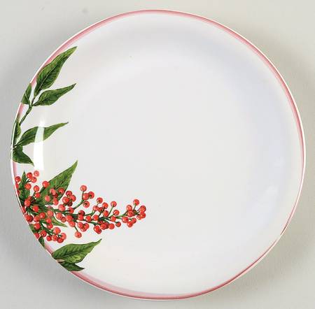 Holiday Branch Salad Plate