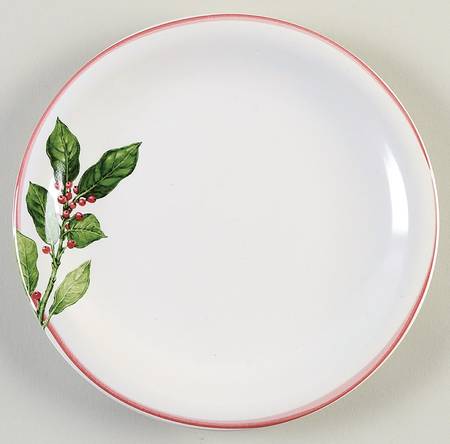 Holiday Branch Salad Plate