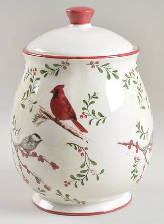 Winter Forest Cookie Jar & Lid