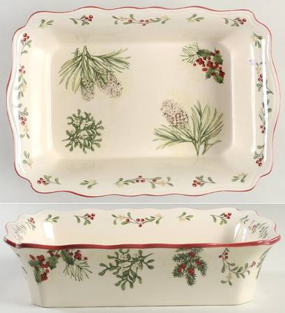 Winter Forest 13"  Rectangular Baker by Better Homes and Gardens