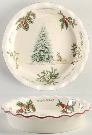 Winter Forest 10" Pie Baking Plate