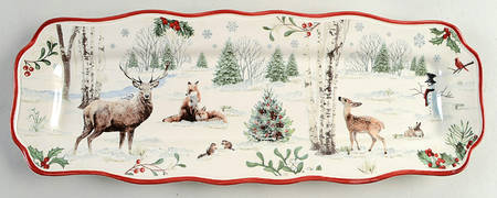 Winter Forest 14" Rectangular Tray by Better Homes and Gardens