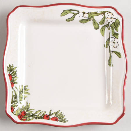 Winter Forest Square Appetizer Plate