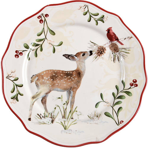 Winter Forest Salad Plate