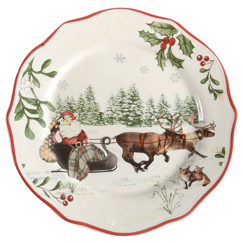 Winter Forest Salad Plate