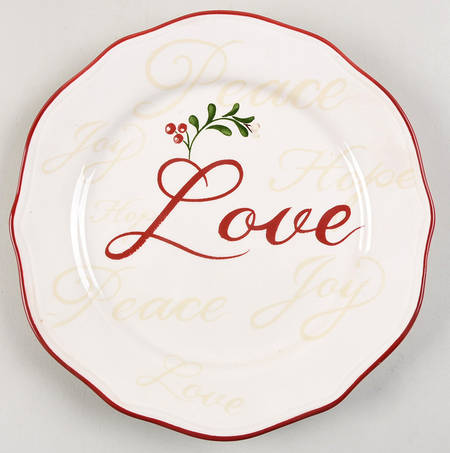 Winter Forest Salad Plate