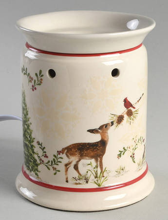Winter Forest Electric Wax Tart Warmer & Lid