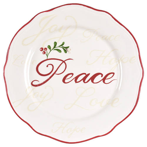 Winter Forest Salad Plate