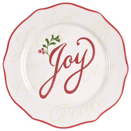 Winter Forest Salad Plate