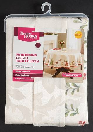 Winter Forest 70" Round Tablecloth