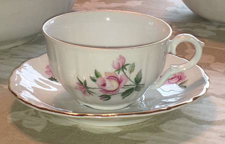 BOH296 Flat Cup & Saucer Set