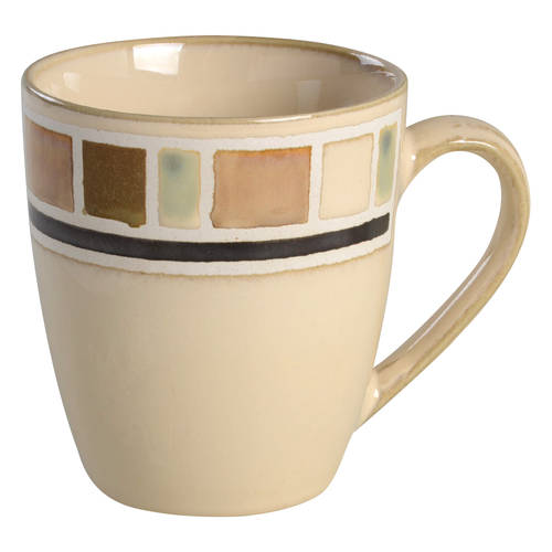 Cream Mosaic Mug