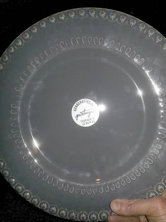 Fantasia Gray Dinner Plate