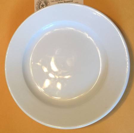 Whiteware (Round, Smooth) Appetizer Plate