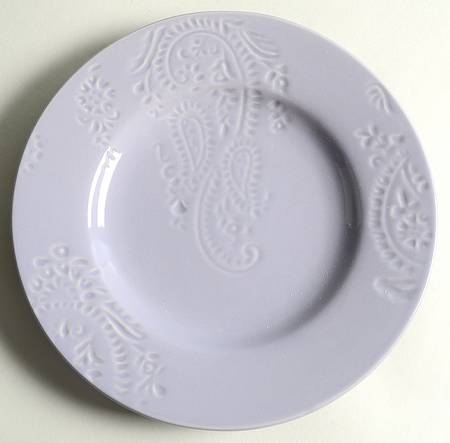 Paisley Vine Lavender Salad Plate