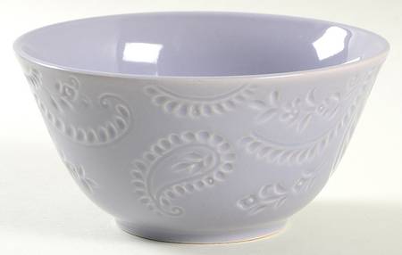 Paisley Vine Lavender Soup/Cereal Bowl