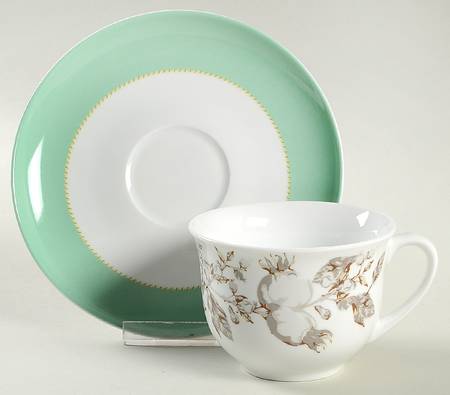 Fruitful Nectar Flat Cup & Saucer Set