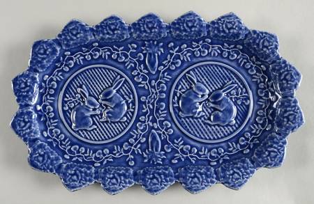 Rabbit Blue by Bordallo Pinheiro