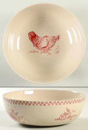 Chanticleer Country 9" Round Serving Bowl