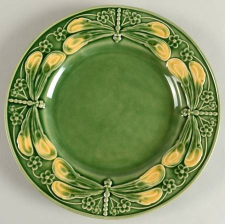 Dragonfly Green &amp; Yellow by Bordallo Pinheiro