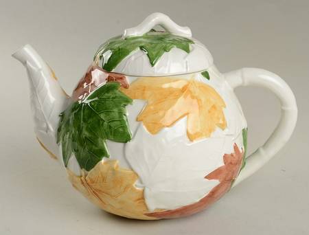 Maple Multicolor (Plane Tree Leaves) Teapot & Lid
