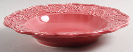 Artichoke and Bird Dark Pink by Bordallo Pinheiro