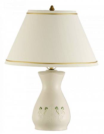 Shamrock Lace 19" Electric Lamp & Shade
