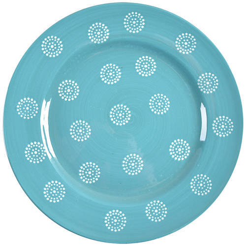Moroccan Turquoise Salad Plate - Set of 4