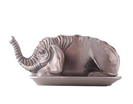 Elephant 1/4 Lb Covered Butter
