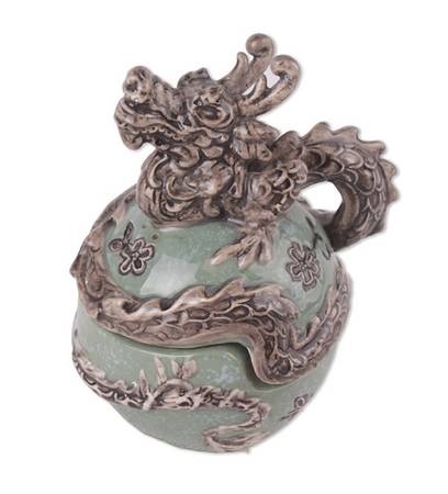 Green Dragon Stacking Salt & Pepper Set