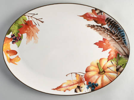 Botanical 19" Oval Serving Platter