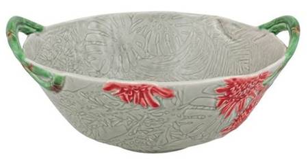 Tropical Large Handled Salad Serving Bowl