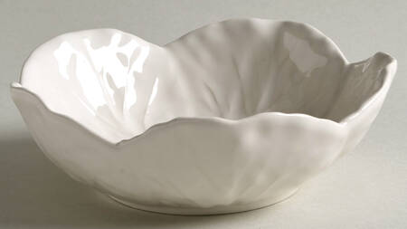 Cabbage Beige (Branco) Coupe Cereal Bowl