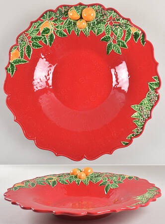 Christmas Garland Centerpiece/Console Bowl