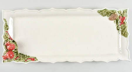 Christmas Garland 17" Tart Tray